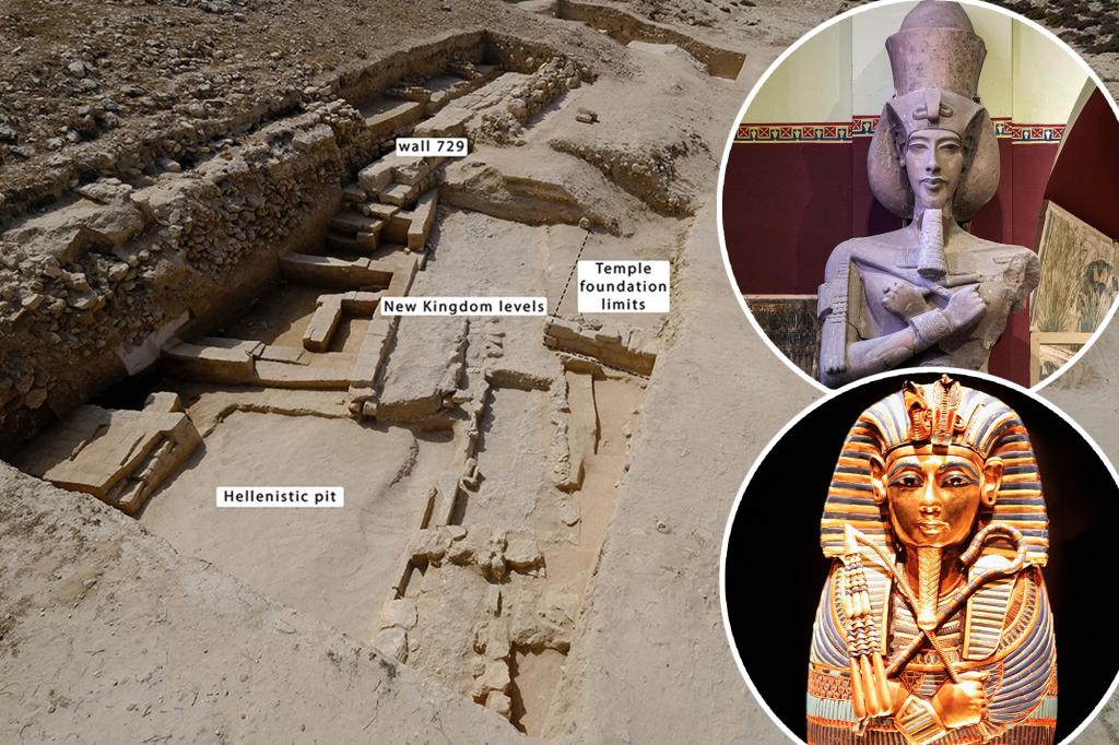 Buried ancient Egyptian village thought to be erected by King Tut’s father