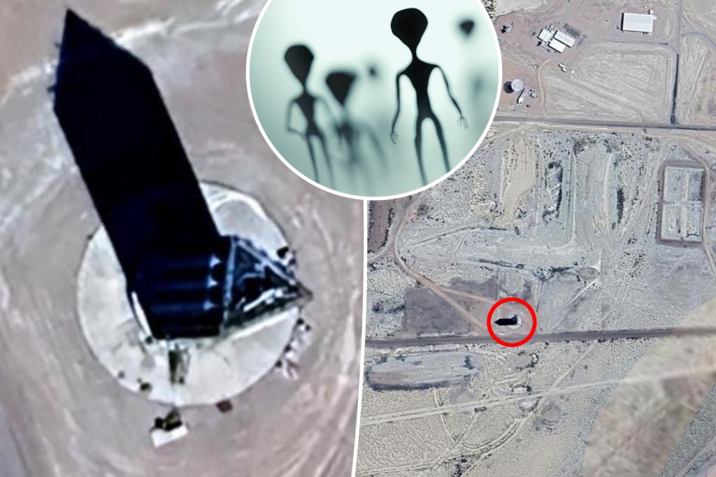Mysterious tower spotted at Area 51 could be ‘alien technology,’ conspiracy theorists claim