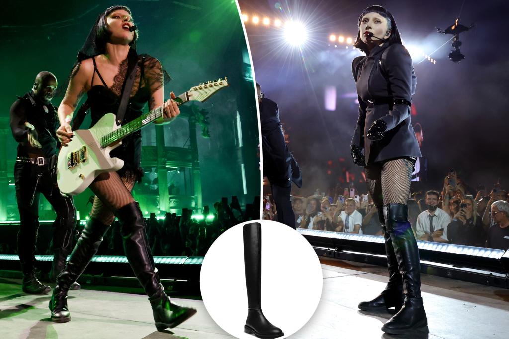 Lady Gaga wore these Steve Madden boots during her Coachella 2025 performance