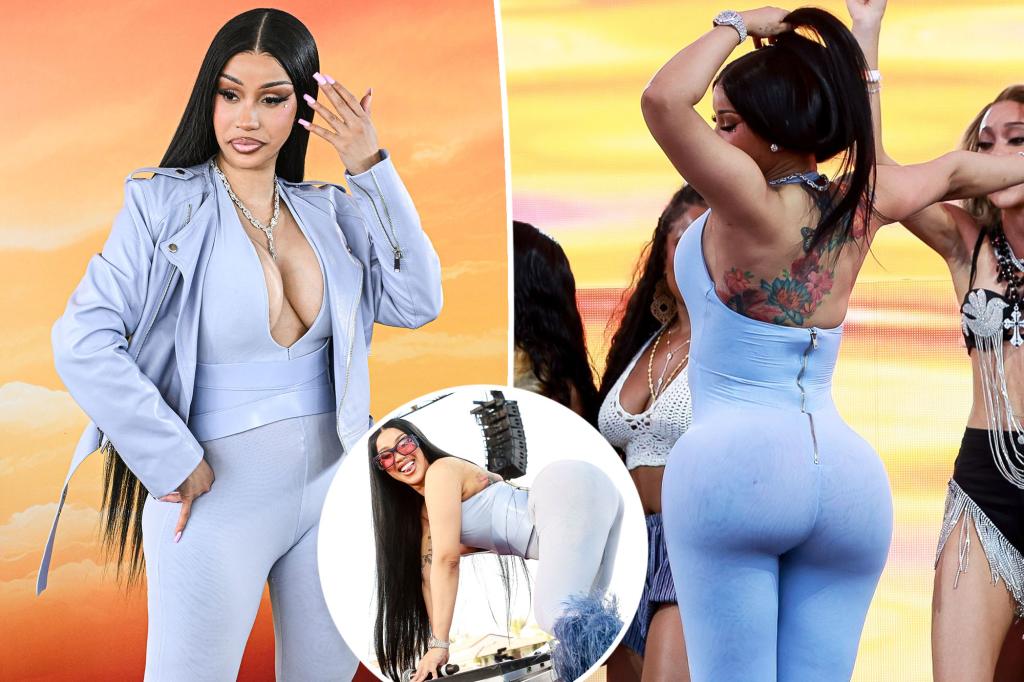 Cardi B’s butt goes viral after twerking at Revolve Festival