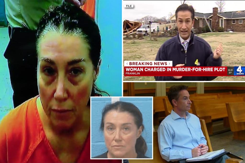 Ex-wife of former TV anchor tried to have hitman kill him: Cops