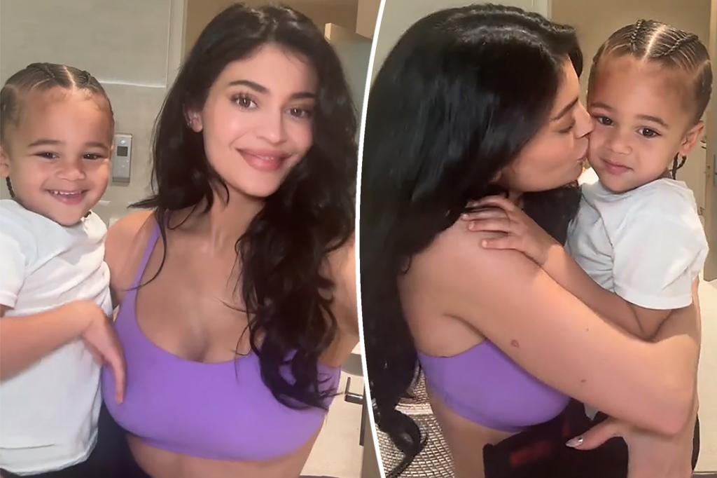 Kylie Jenner’s son, Aire, is her mini-me in Coachella video