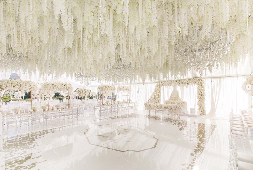 Luxury wedding setup by Kat Minassi Events & Design