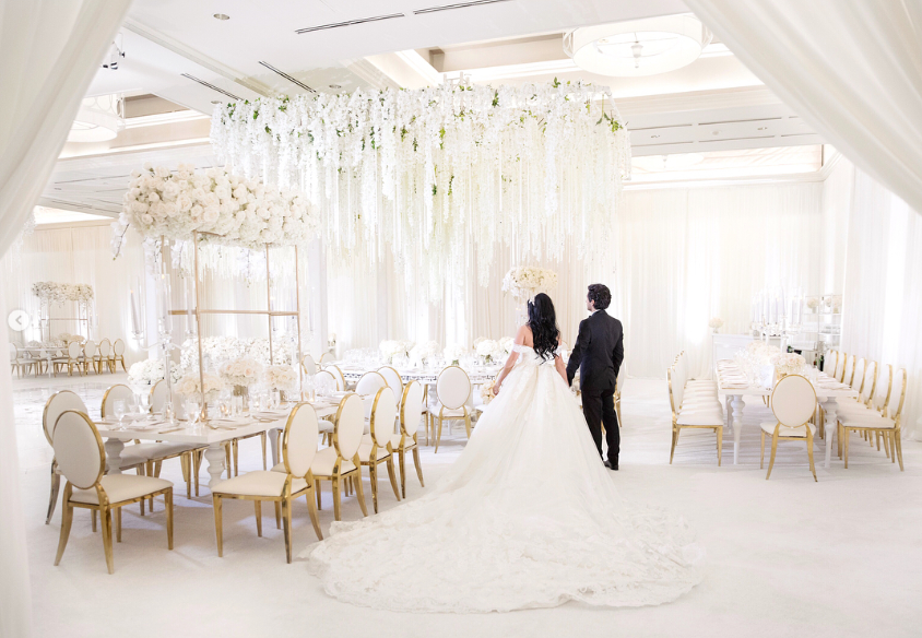 Romantic dinner table designed by Kat Minassi Events & Design
