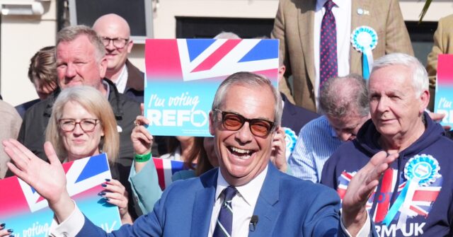 Mega Poll Shows Farage’s Reform Party on Pace to Win Next Election