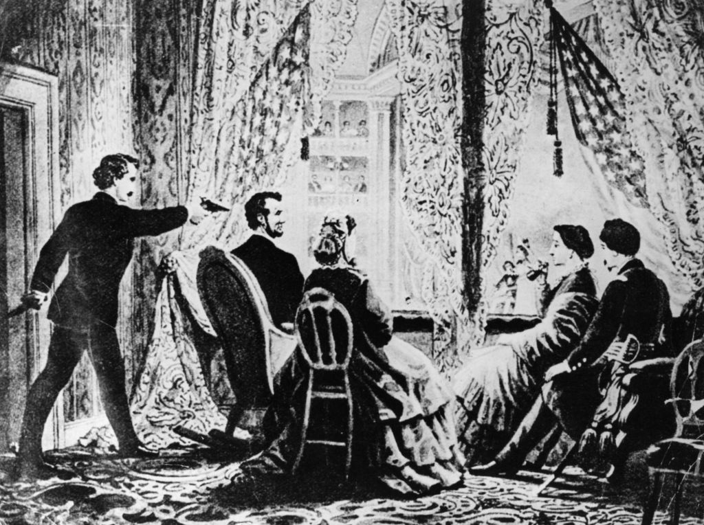 April 14, Abraham Lincoln fatally shot at Ford’s Theatre