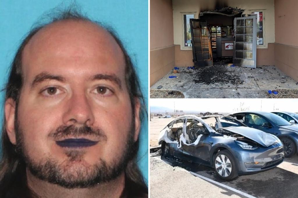 New Mexico man charged with Tesla, local GOP arson attacks
