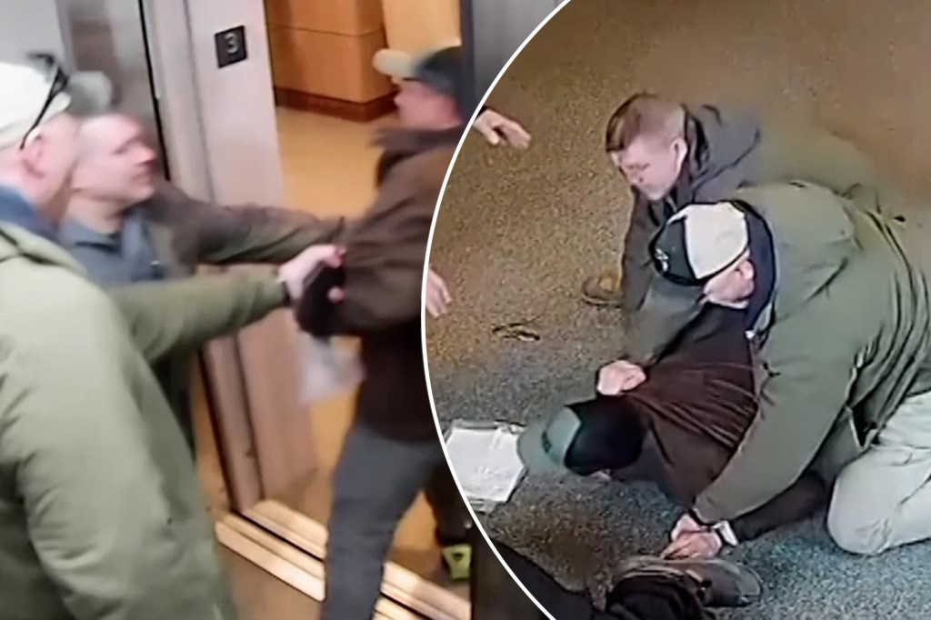 ICE agents tackle Venezuelan immigrant inside a NH courthouse after arriving for his hearing (Video)