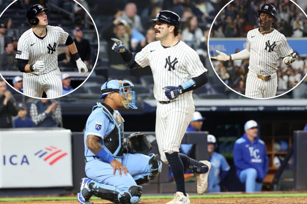 Yankees break out with four homers as Carlos Carrasco delivers in win over Royals