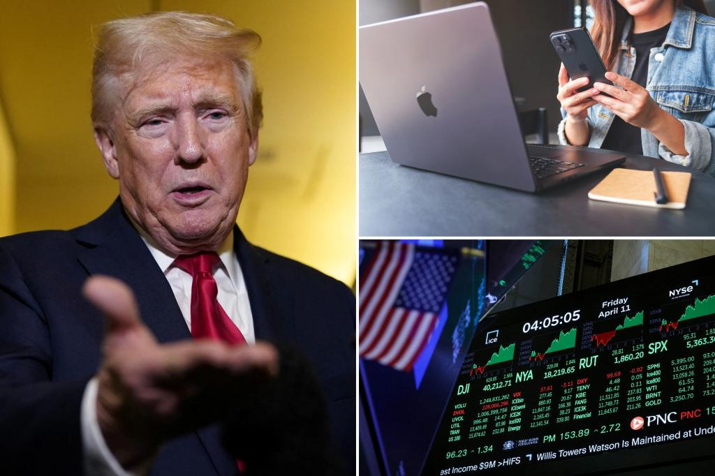 Tech stocks jump after Trump pauses tariffs on electronics
