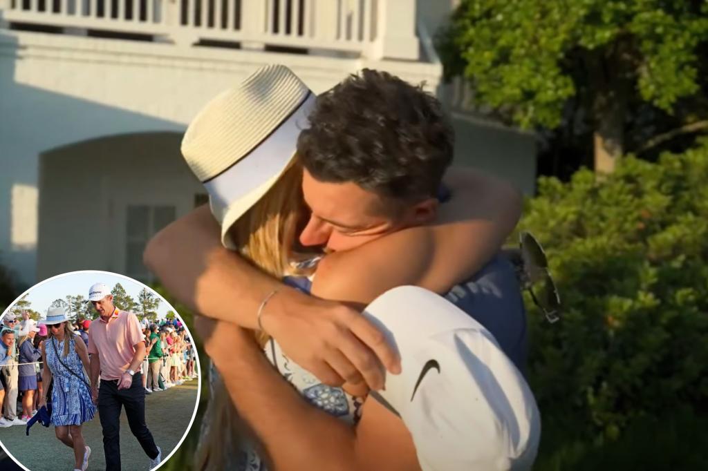Rory McIlroy’s emotional moment with Justin Rose’s wife after Masters win