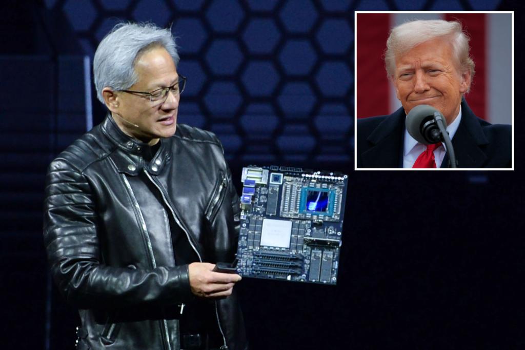 Nvidia vows to spend up to $500B to build AI servers in US amid Trump pressure