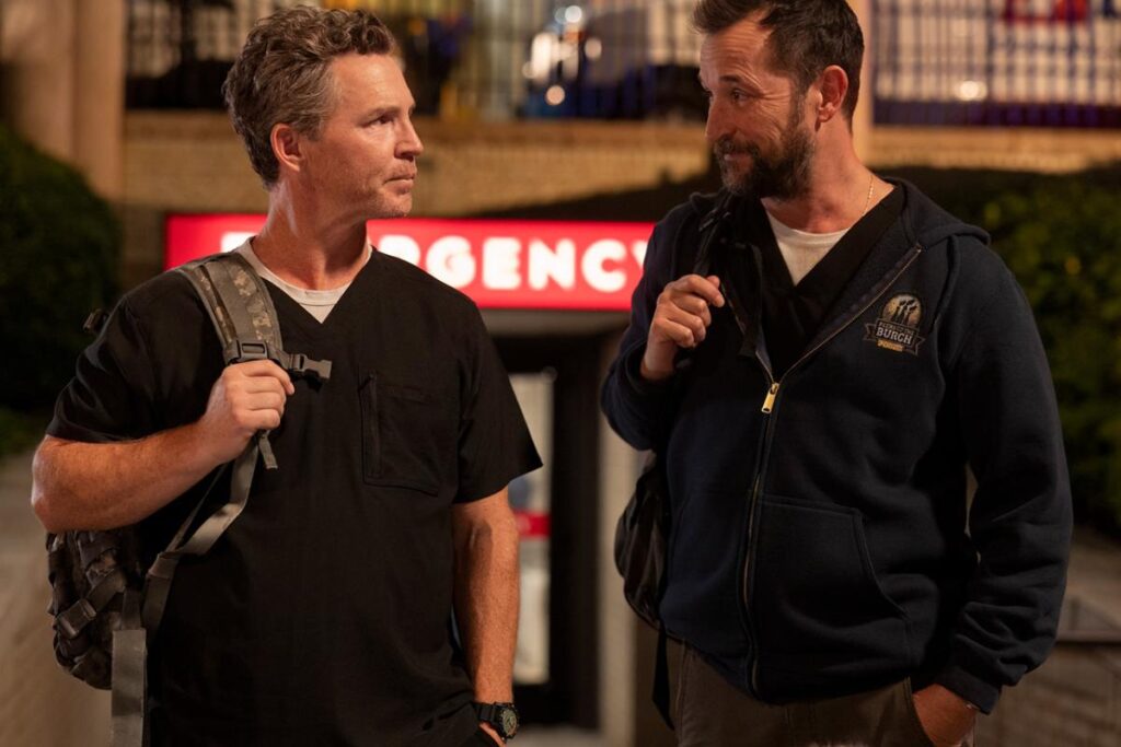 ‘The Pitt’s Noah Wyle and Shawn Hatosy Shot That Gripping Night Time Roof Scene Without Knowing What Was Happening: “All I Read is the First Episode”