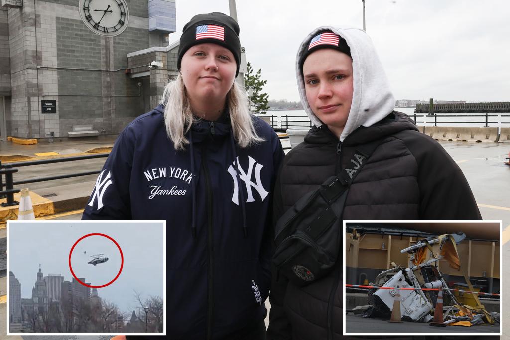 Rattled tourists next in line for doomed Hudson River helicopter crash give chilling statement