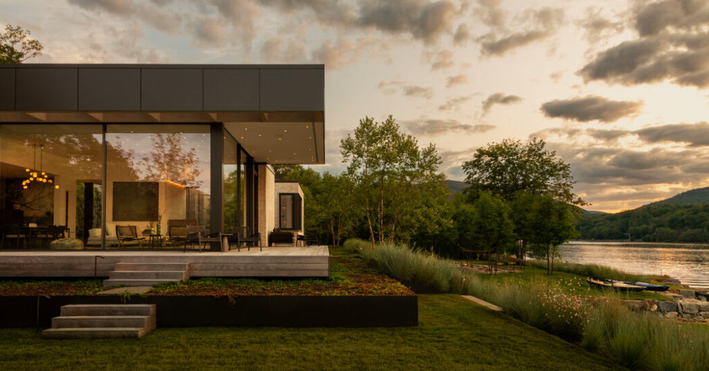 A Couple Built Their Dream Home Right on the Hudson River