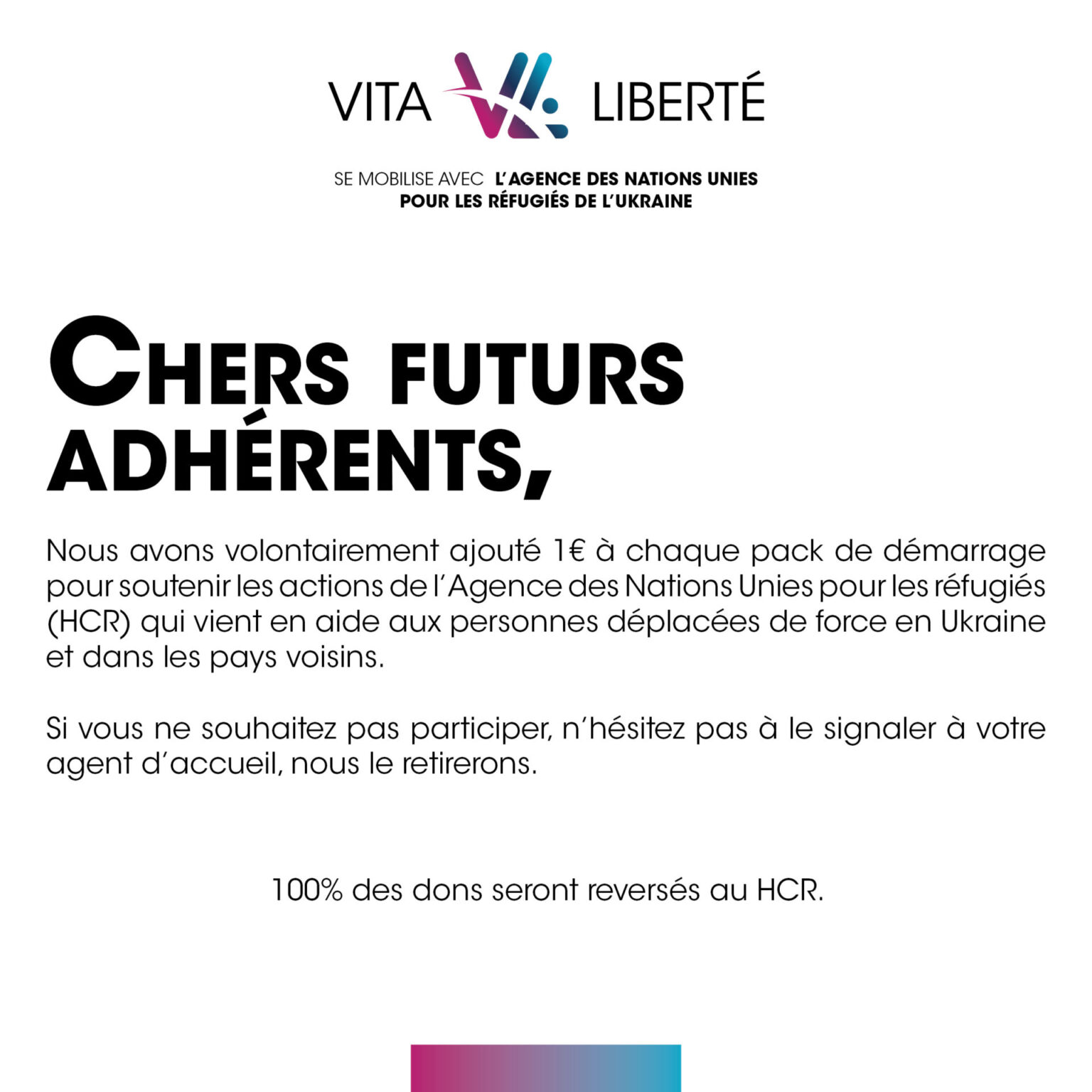 Vita liberté s’engage !