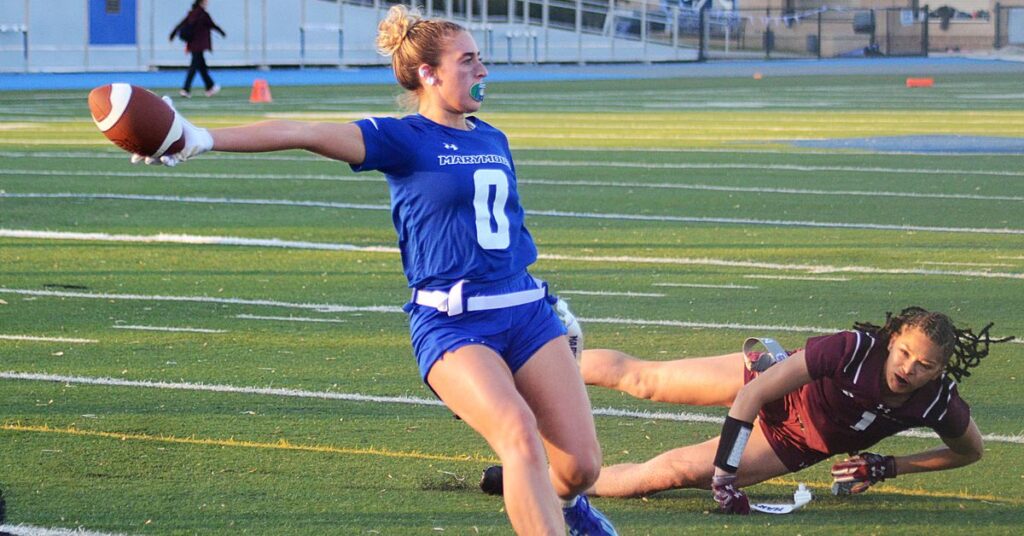 NCAA’s Atlantic East presents a future for women’s flag football. With NFL support and Olympics looming, what’s next?