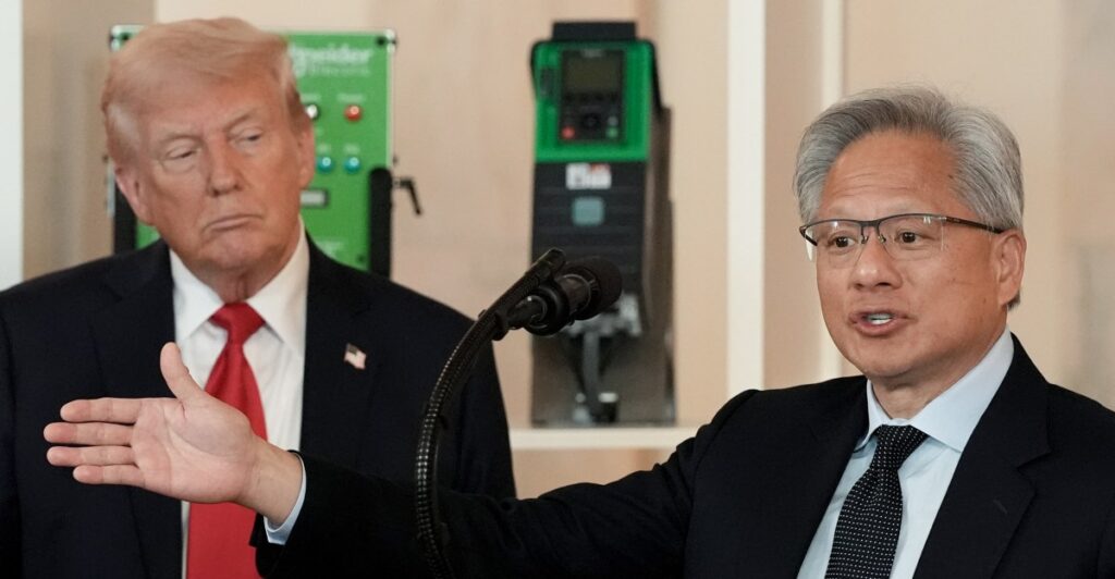 Donald Trump and Nvidia CEO Jensen Huang are working on AI policy and more. What does it mean for the rest of us?