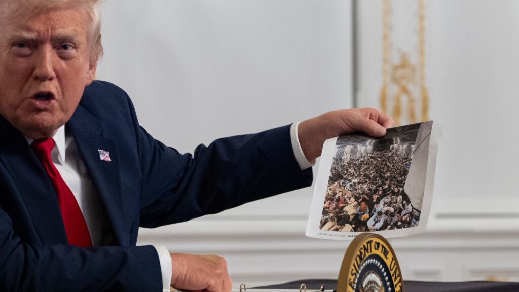 Trump vows to ‘permanently pause’ migration from poor nations : NPR