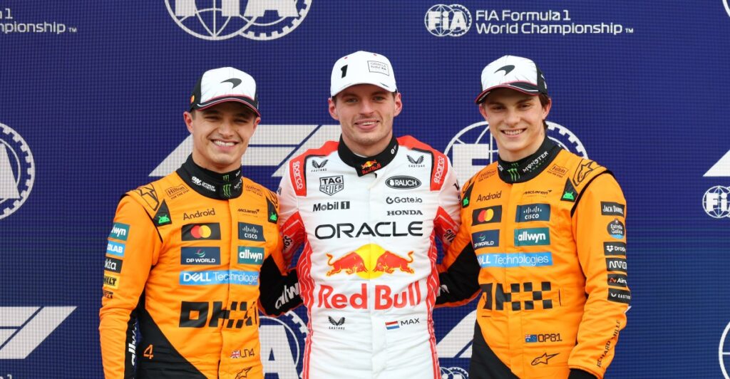 F1 qualifying results: Max Verstappen takes pole ahead of Lando Norris and Oscar Piastri