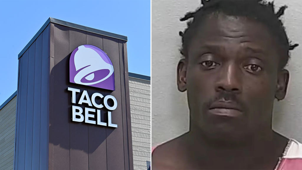 Florida gets 4-year sentence for shirtless robbery of Taco Bell using ‘large rock’