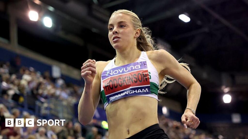 Keely Hodgkinson aims for 800m world record after national best