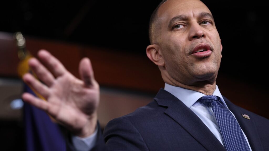 House Dem. Leader Jeffries responds to air strikes on Iran by U.S. and Israel : NPR
