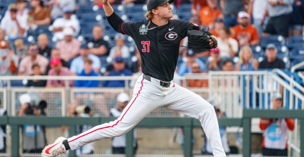 Men’s College World Series: Joey Volchko dominates as Georgia knocks off Texas