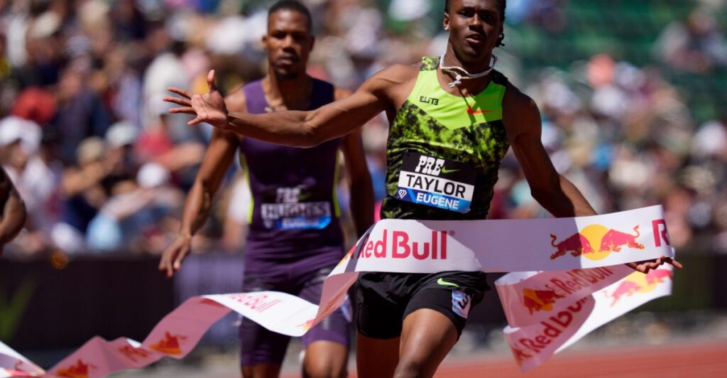 Prefontaine Classic results: 18-year-old Tate Taylor beats Letsile Tebogo in shocking upset